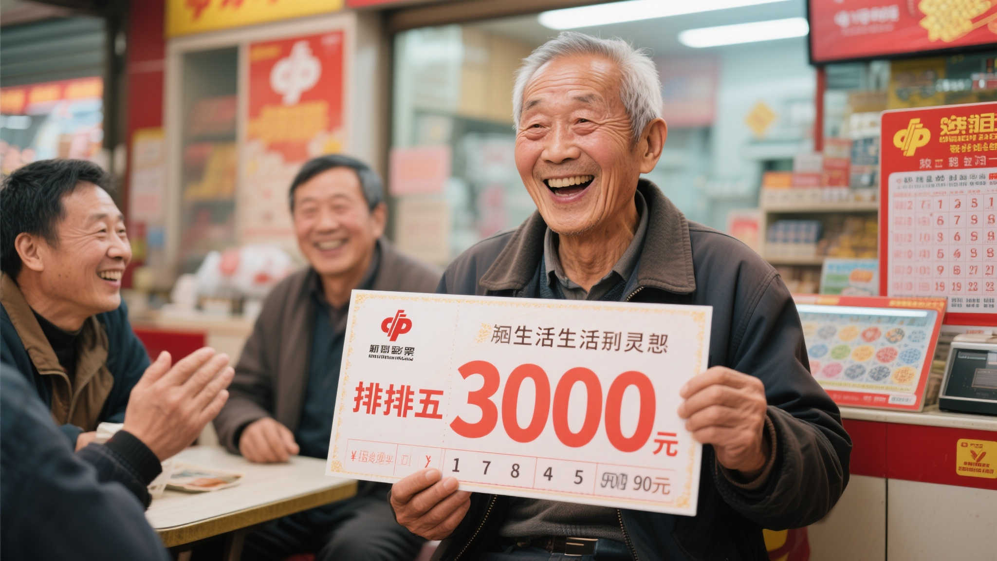 老彩民闲聊中获灵感，喜中排列五300万大奖